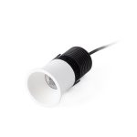 FOX Foco de Faro. Medidas: Ø 50 x L 50 x A 87 x F 50 mm. Color: Blanco