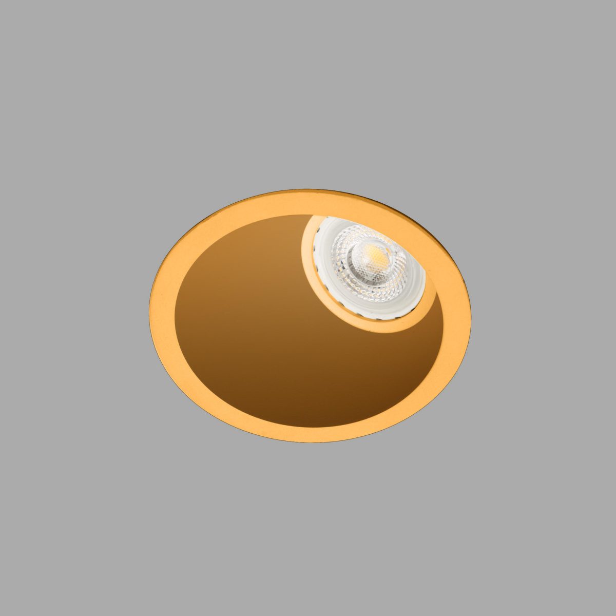 FRESH Foco de Faro. Medidas: Ø 90 x L 90 x A 64 x F 90 mm. Color: Oro