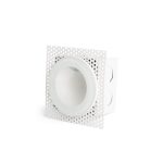 GALO Foco de Faro. Medidas: Ø 77 x L 77 x A 77 x F 55 mm. Color: Blanco