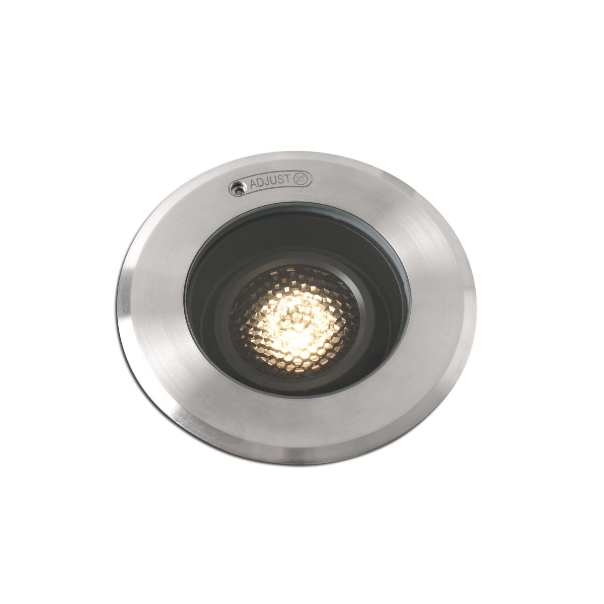 GEISER Foco de Faro. Medidas: Ø 130 x L 130 x A 110 x F 130 mm. Color: Acero