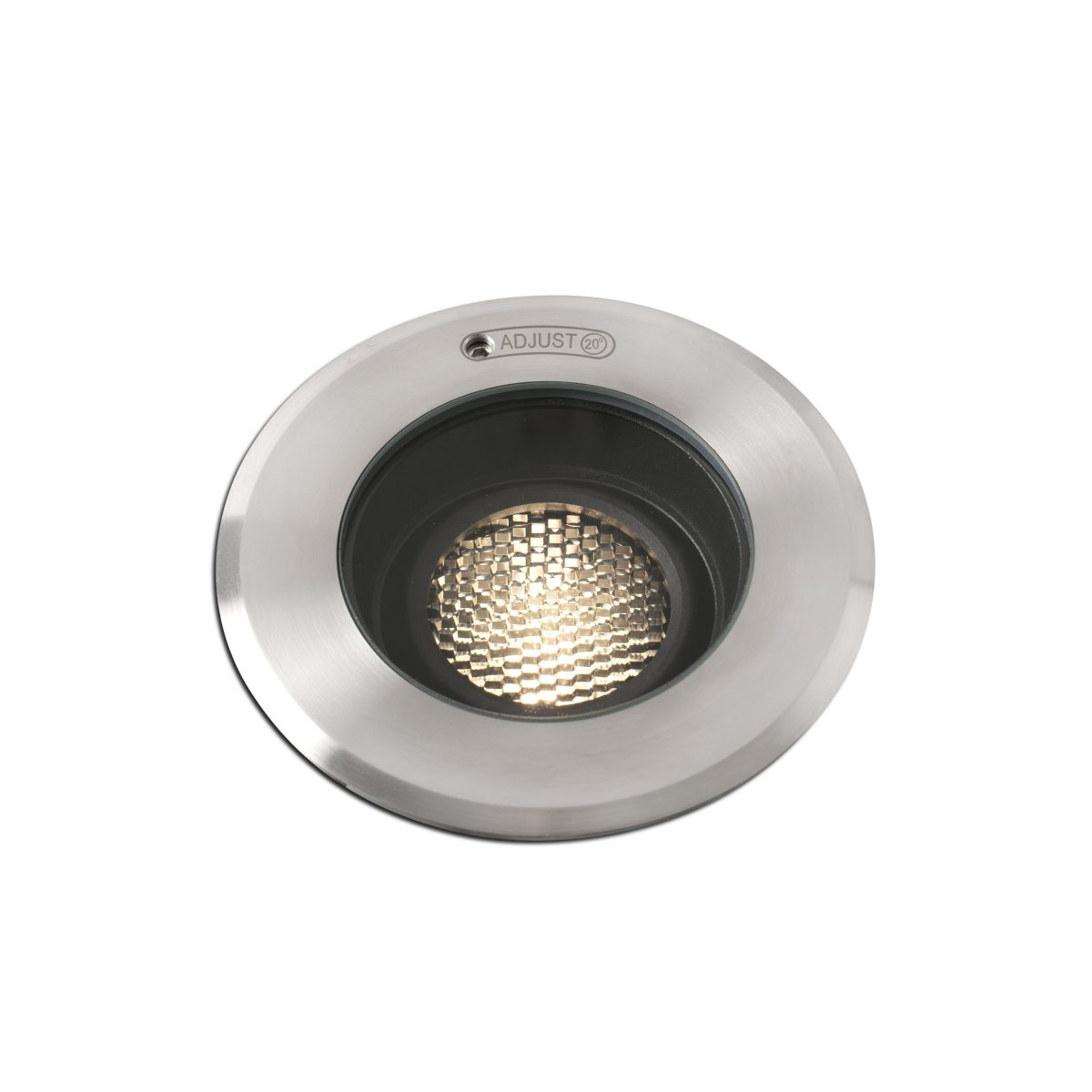 GEISER LED Foco de Faro. Medidas: Ø 130 x L 130 x A 110 x F 130 mm. Color: Acero