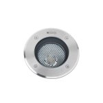 GEISER LED Foco de Faro. Medidas: Ø 130 x L 130 x A 135 x F 130 mm. Color: Acero