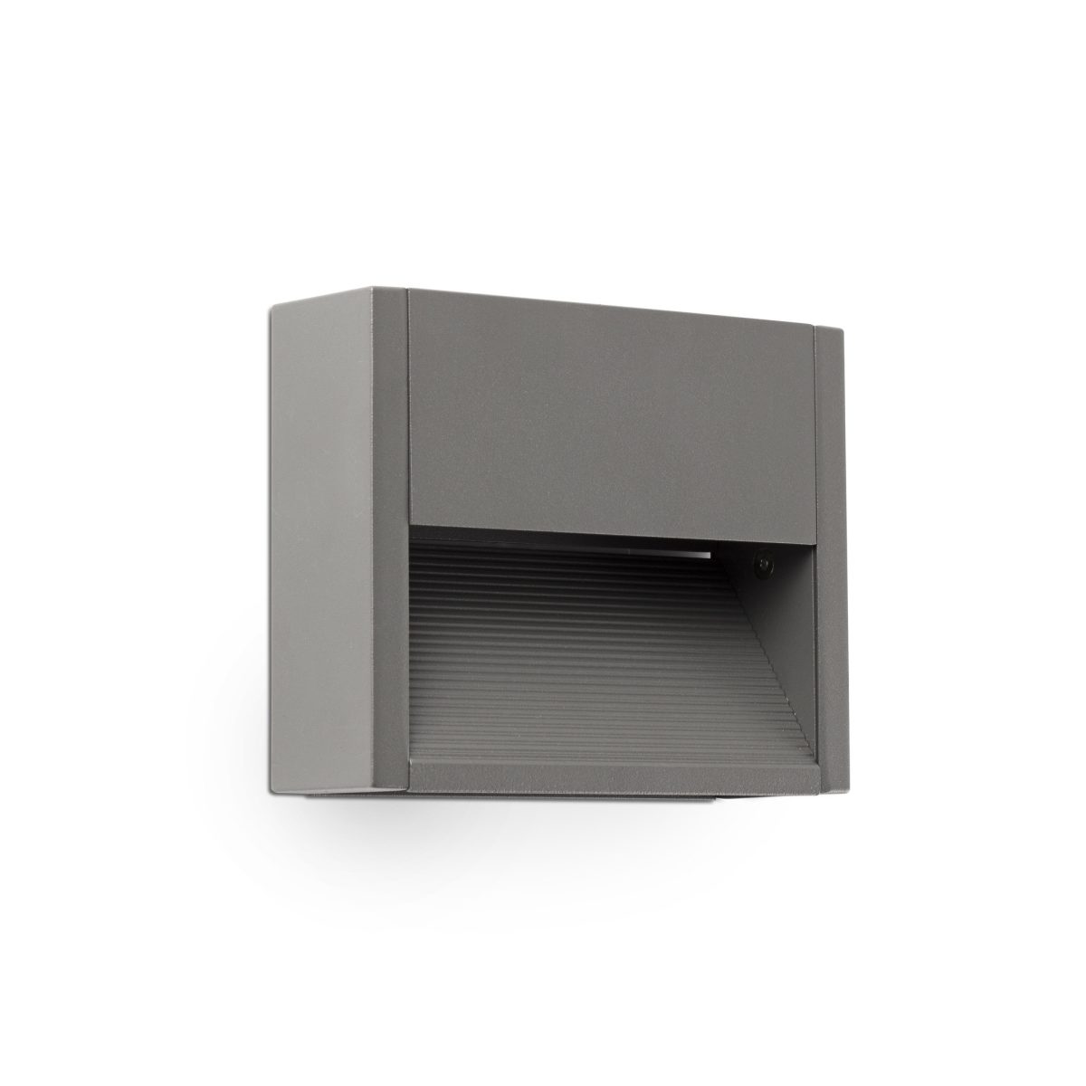 GRADA Aplique de Faro. Medidas: L 157 x A 128 x F 46 mm. Color: Gris