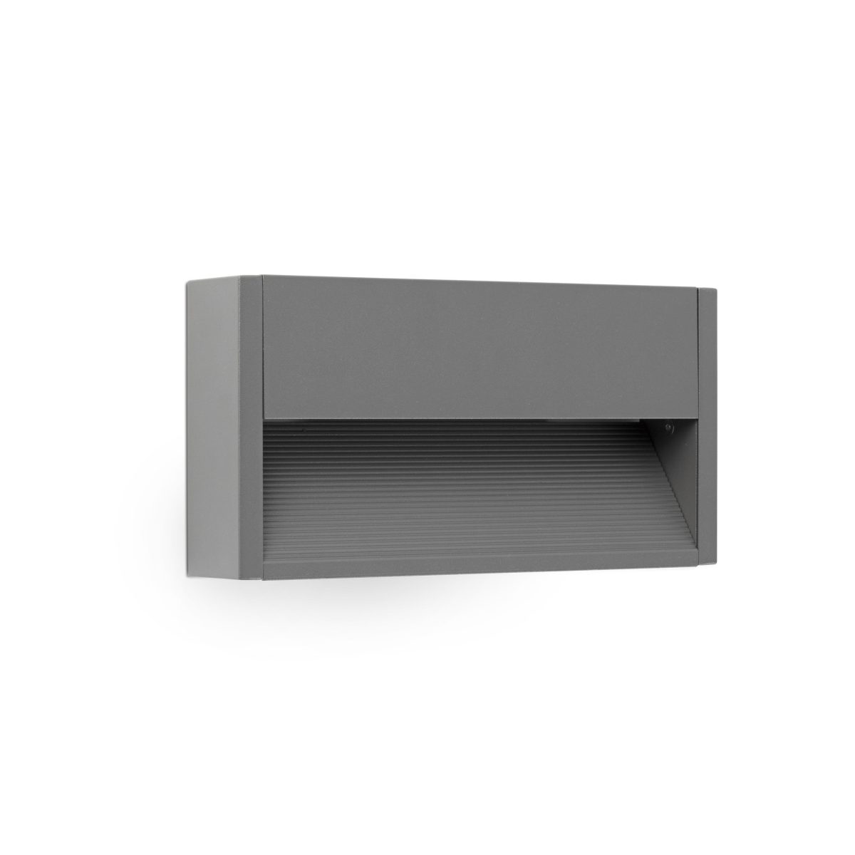 GRADA Aplique de Faro. Medidas: L 250 x A 128 x F 46 mm. Color: Gris