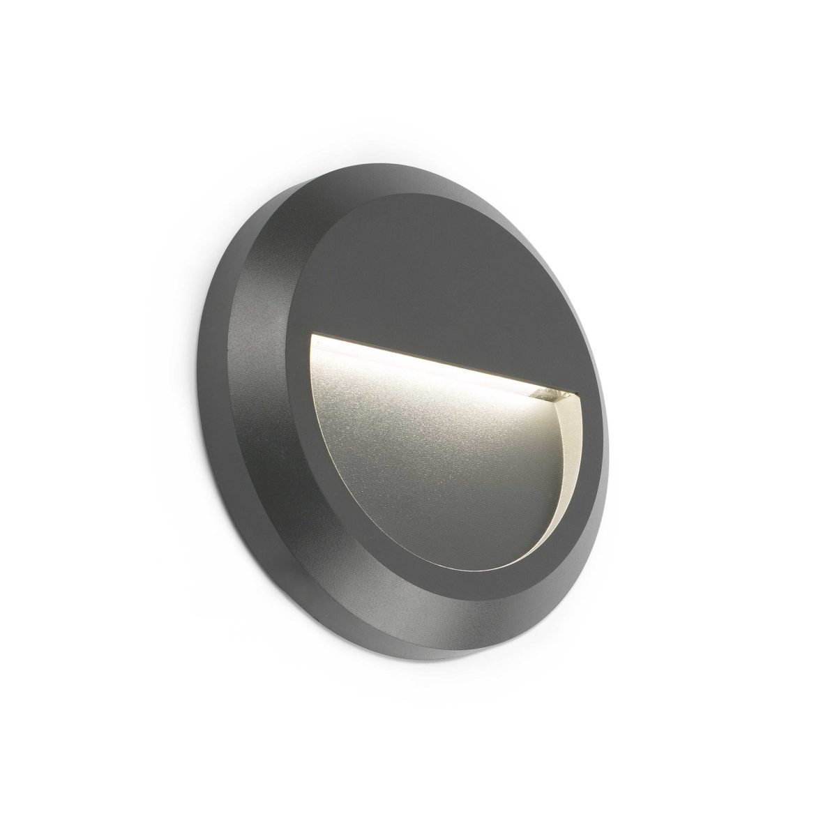 GRANT-R Aplique de Faro. Medidas: L 125 x A 125 x F 25 mm. Color: Gris