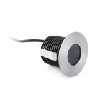 GRUND LED Foco de Faro. Medidas: Ø 80 x L 80 x A 90 x F 80 mm. Color: Acero