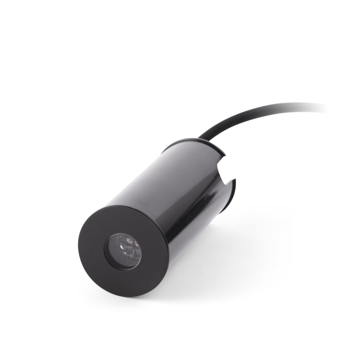 GRUND LED Foco de Faro. Medidas: Ø 37 x L 37 x A 90 x F 37 mm. Color: Negro