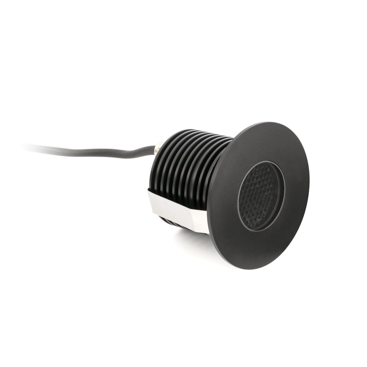 GRUND LED Foco de Faro. Medidas: Ø 80 x L 80 x A 90 x F 80 mm. Color: Negro