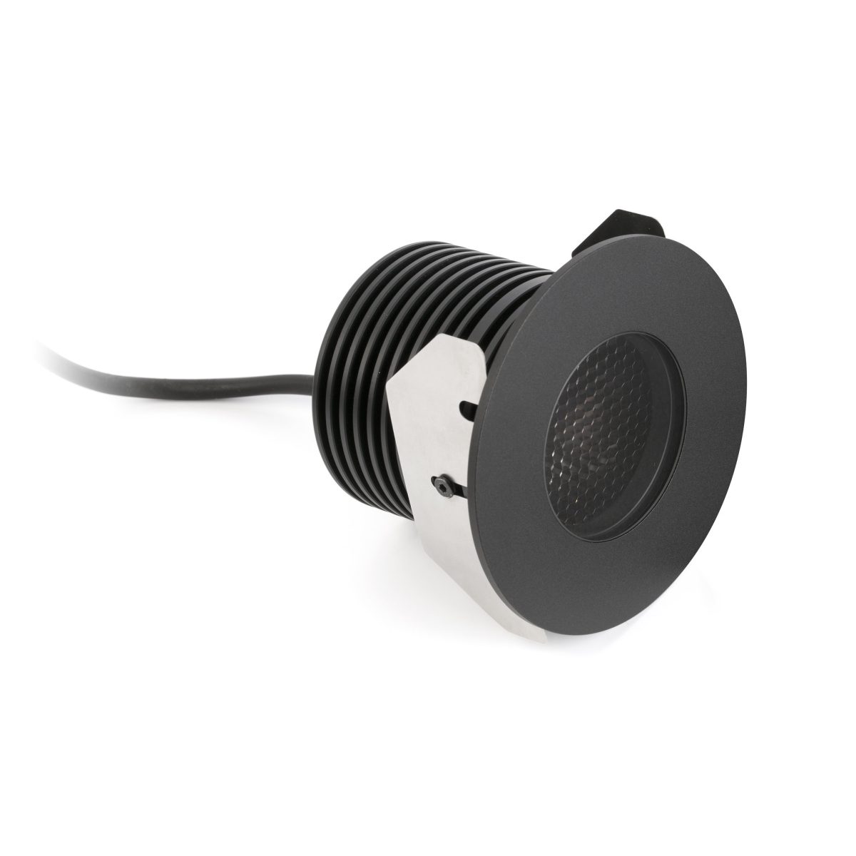 GRUND LED Foco de Faro. Medidas: Ø 92 x L 92 x A 120 x F 92 mm. Color: Negro
