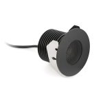 GRUND LED Foco de Faro. Medidas: Ø 92 x L 92 x A 120 x F 92 mm. Color: Negro