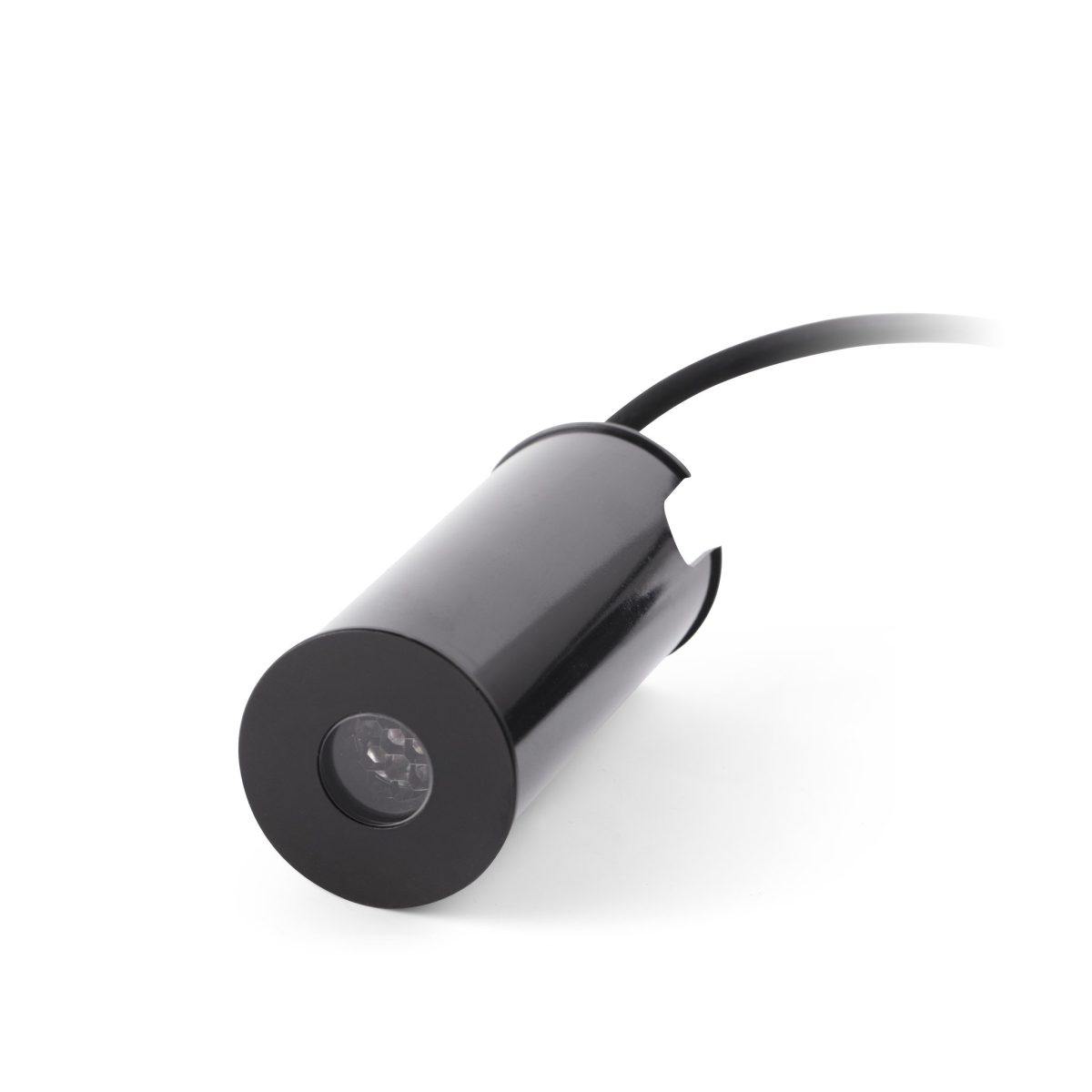 GRUND LED Foco de Faro. Medidas: Ø 37 x L 37 x A 90 x F 37 mm. Color: Negro