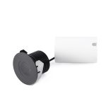 GRUND LED Foco de Faro. Medidas: Ø 80 x L 80 x A 90 x F 80 mm. Color: Negro