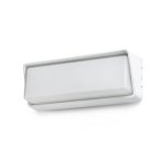 HALF LED Aplique de Faro. Medidas: L 300 x A 110 x F 79 mm. Color: Blanco