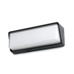 HALF LED Aplique de Faro. Medidas: L 300 x A 110 x F 79 mm. Color: Gris
