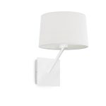HANDY Aplique de Faro. Medidas: L 240 x A 325 x F 270 mm. Color: Blanco