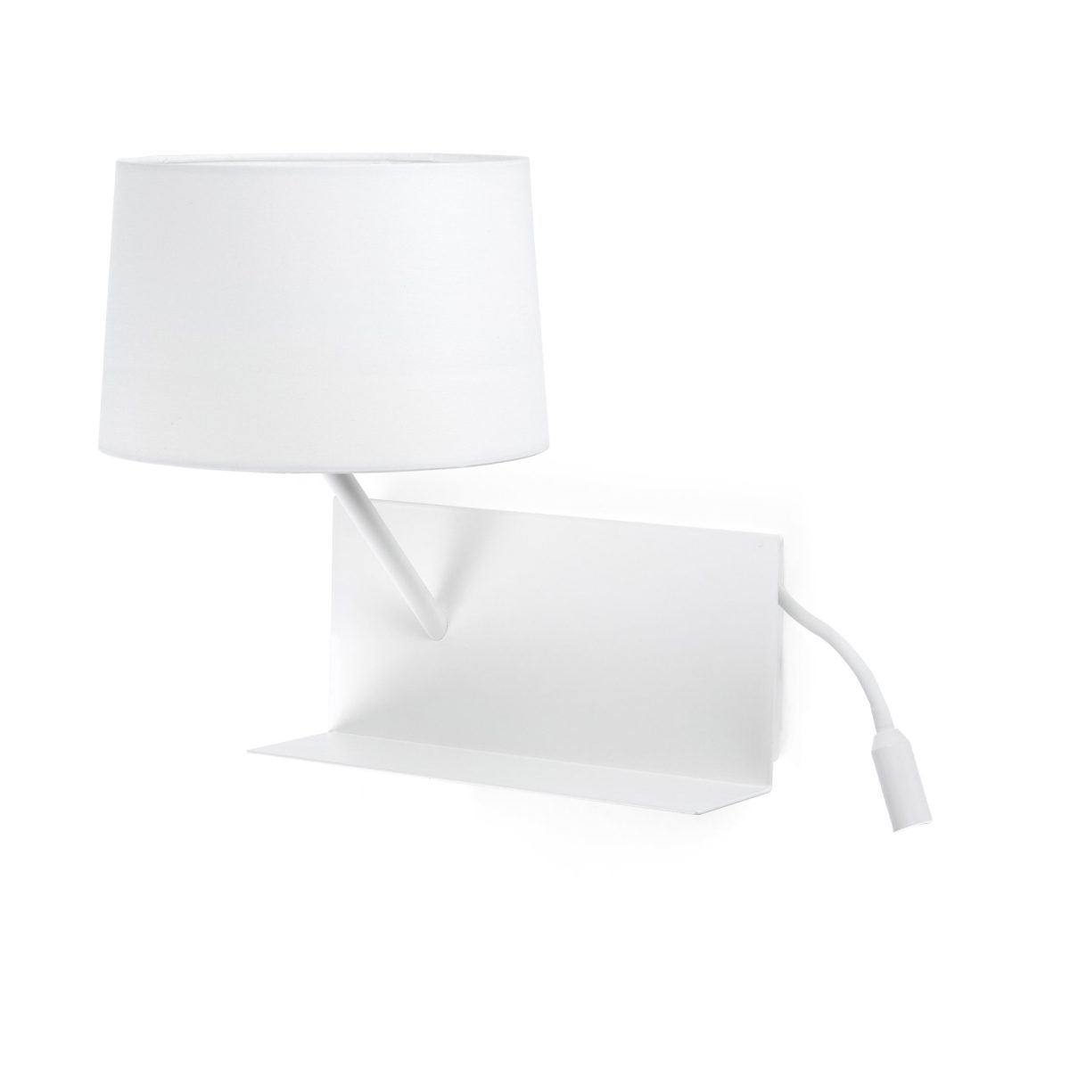 HANDY Aplique de Faro. Medidas: L 330 x A 555 x F 270 mm. Color: Blanco