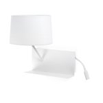 HANDY Aplique de Faro. Medidas: L 330 x A 555 x F 270 mm. Color: Blanco