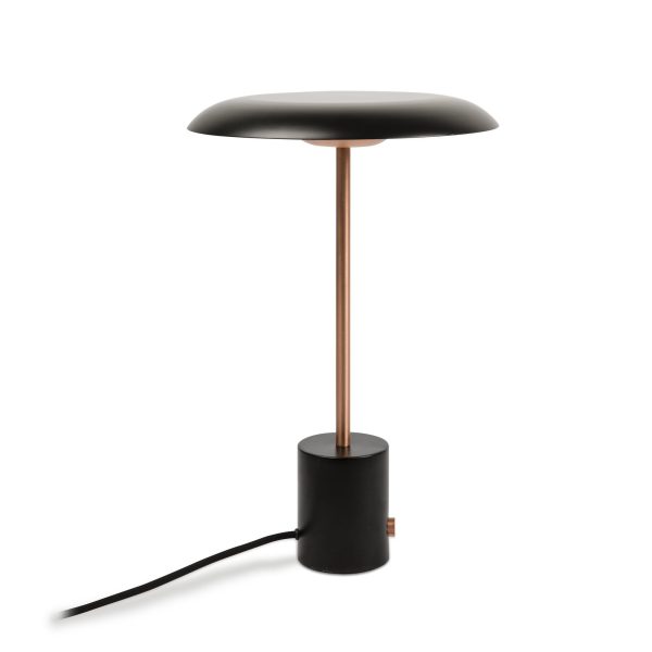 HOSHI LED Sobremesa de Faro. Medidas: L 260 x A 400 x F 260 mm. Color: Negro