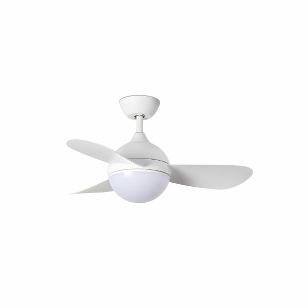 HVAR Ventilador de techo con luz de Faro. Medidas: Ø 914 x A 549 mm. Color: Blanco
