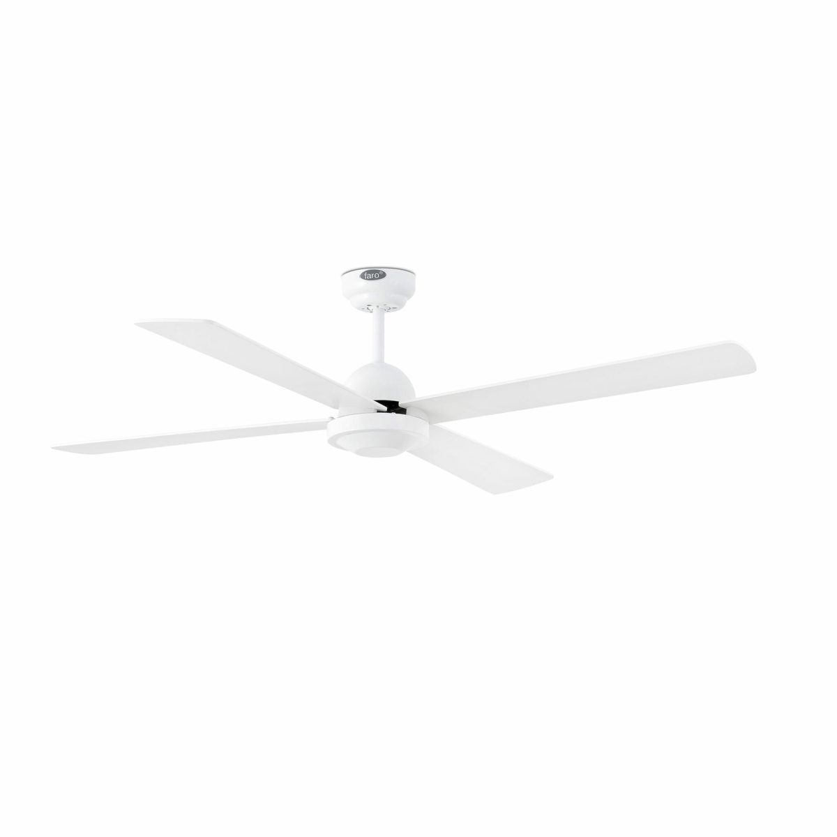 IBIZA Ventilador de techo de Faro. Medidas: Ø 1320 x L 1320 x A 330 x F 1320 mm. Color: Blanco