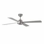 IBIZA Ventilador de techo de Faro. Medidas: Ø 1320 x L 1320 x A 330 x F 1320 mm. Color: Niquel