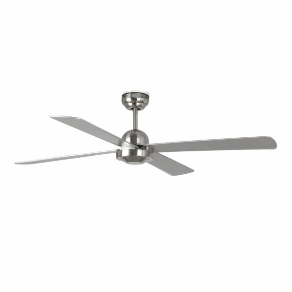 IBIZA Ventilador de techo de Faro. Medidas: Ø 1320 x L 1320 x A 330 x F 1320 mm. Color: Niquel