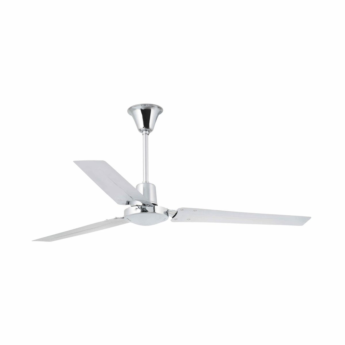 INDUS Ventilador de techo de Faro. Medidas: Ø 1400 x L 1400 x A 483 x F 1400 mm. Color: Cromo