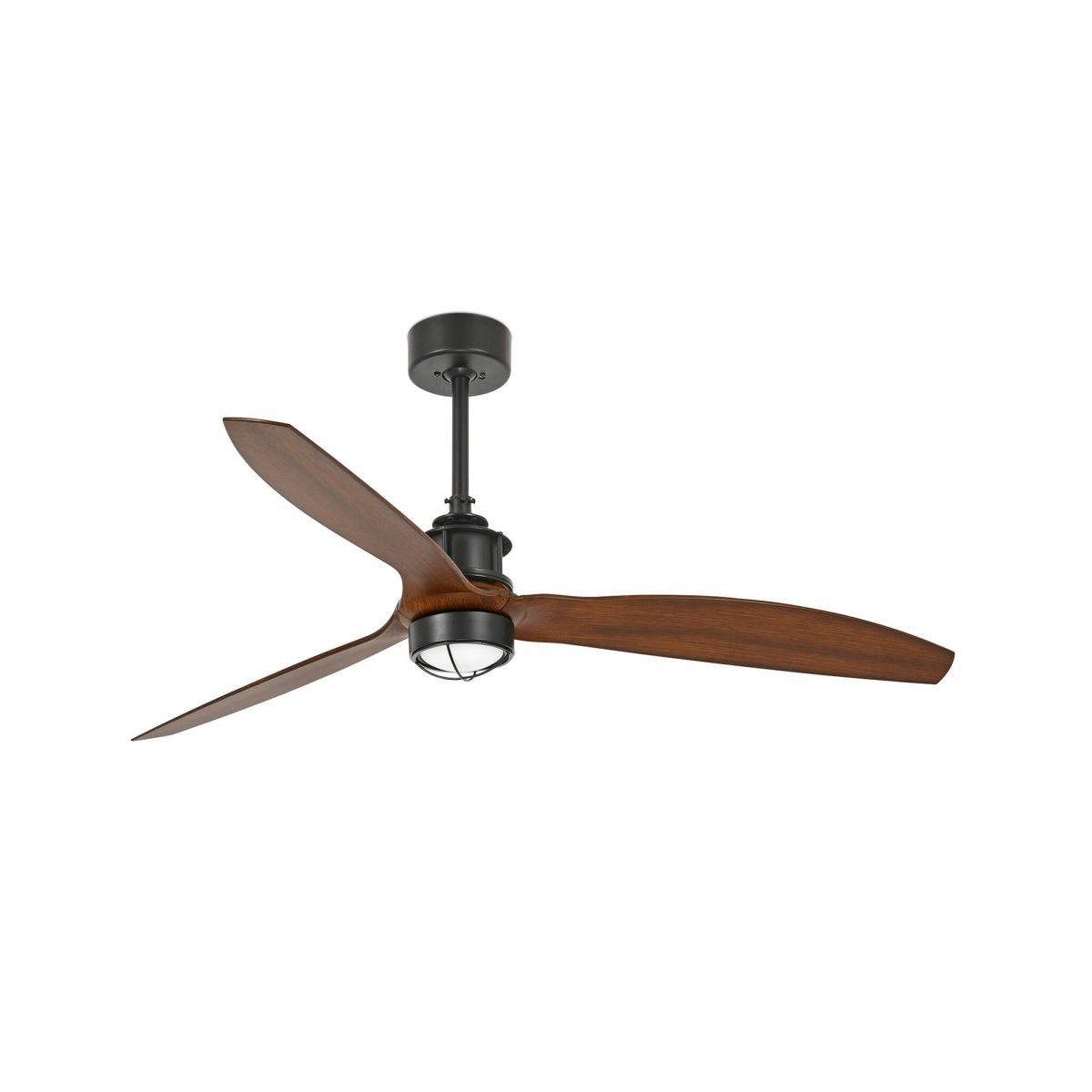 JUST FAN LED Ventilador de techo con luz de Faro. Medidas: Ø 1280 x L 1280 x A 674 x F 1280 mm. Color: Negro