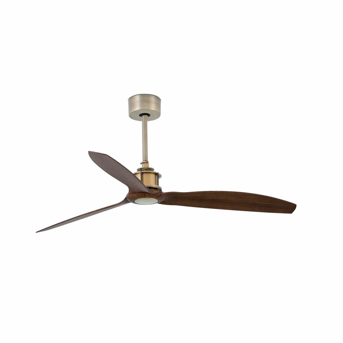 JUST FAN Ventilador de techo de Faro. Medidas: Ø 1280 x L 1280 x A 640 x F 1280 mm. Color: Oro