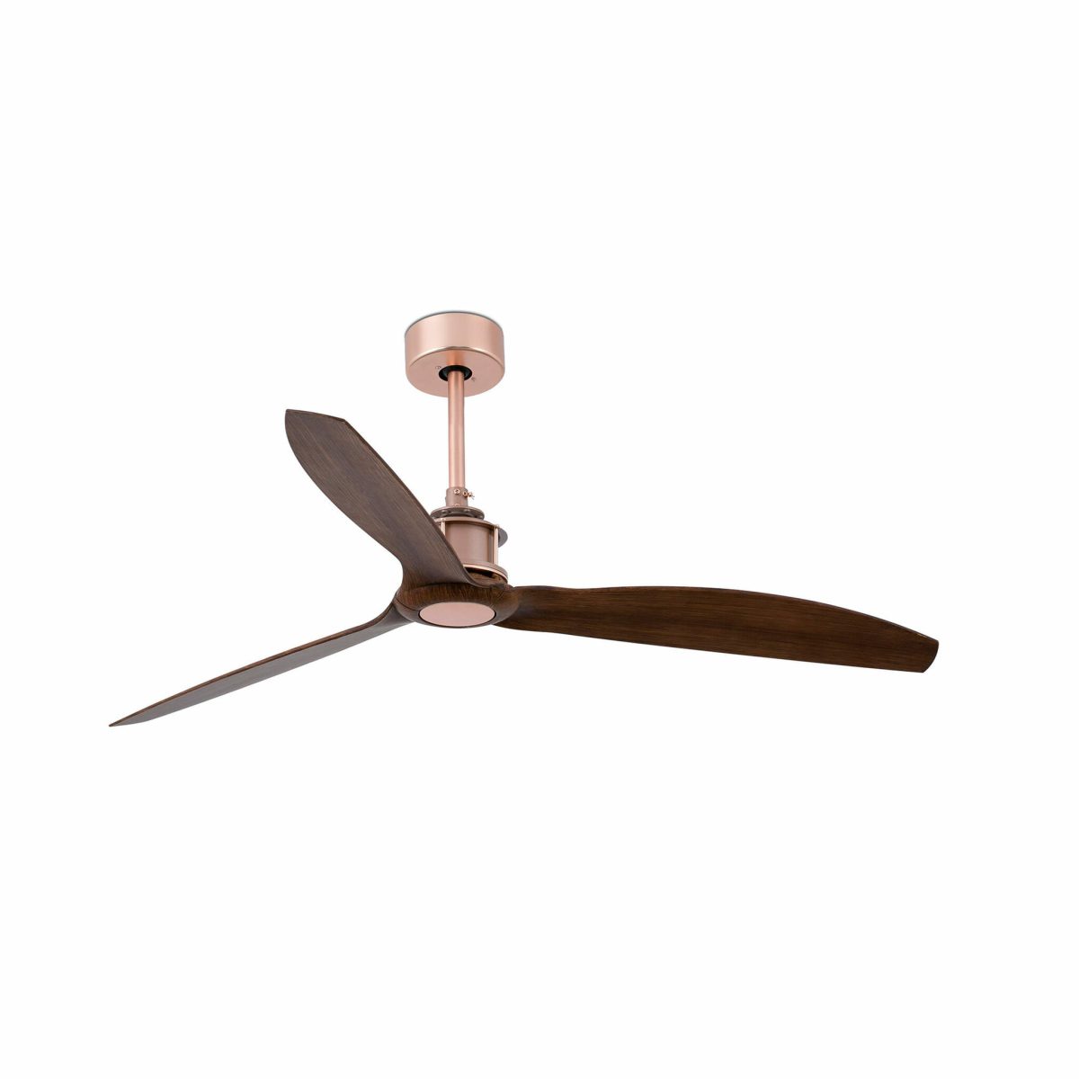 JUST FAN Ventilador de techo de Faro. Medidas: Ø 1280 x L 1280 x A 640 x F 1280 mm. Color: Cobre