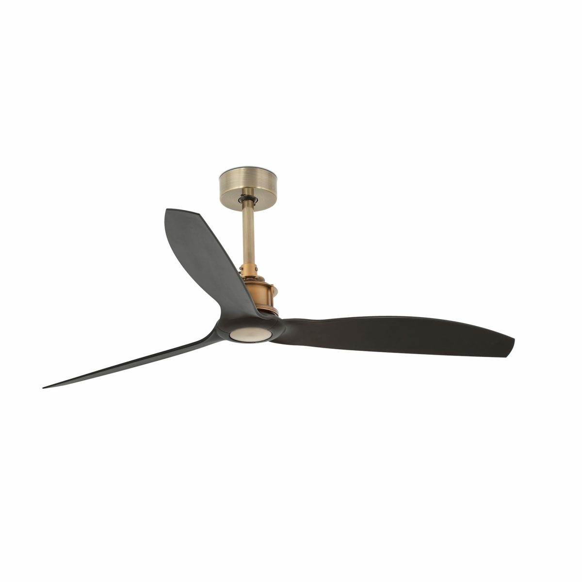 JUST FAN Ventilador de techo de Faro. Medidas: Ø 1280 x L 1280 x A 640 x F 1280 mm. Color: Oro