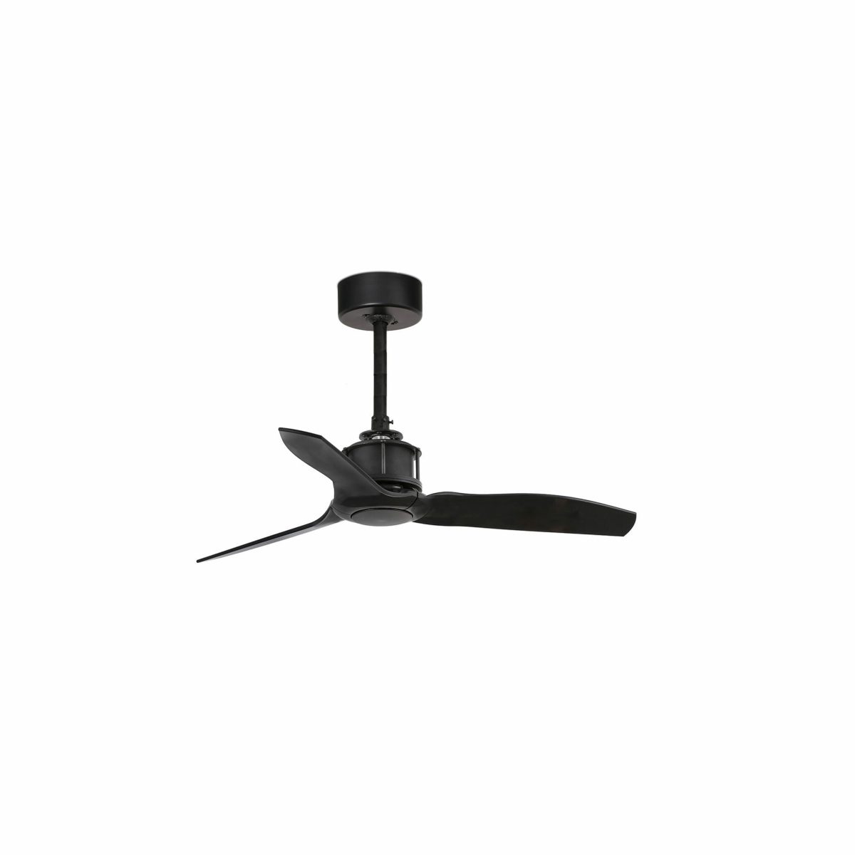 JUST FAN Ventilador de techo de Faro. Medidas: Ø 810 x L 810 x A 390 x F 810 mm. Color: Negro