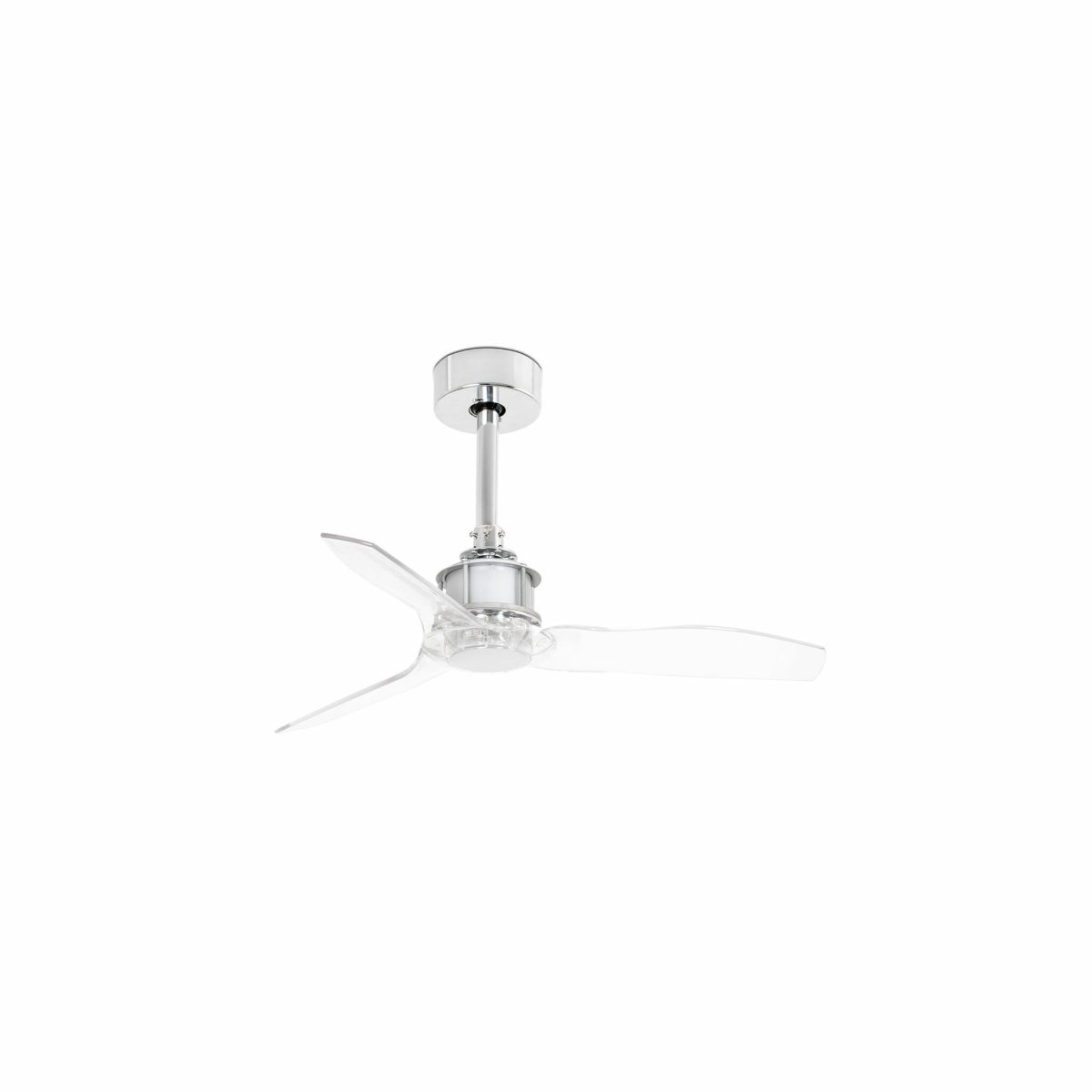 JUST FAN Ventilador de techo de Faro. Medidas: Ø 810 x L 810 x A 390 x F 810 mm. Color: Cromo