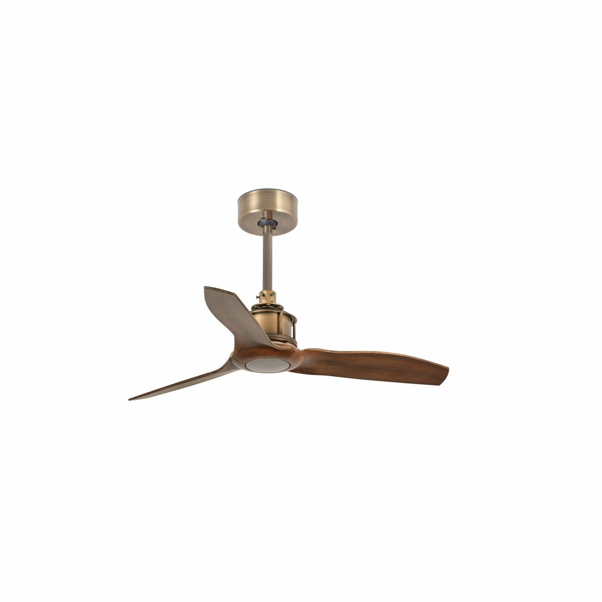 JUST FAN Ventilador de techo de Faro. Medidas: Ø 810 x L 810 x A 390 x F 810 mm. Color: Oro