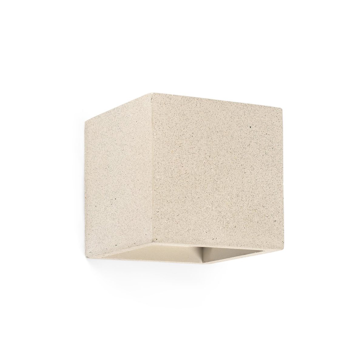 KAMEN Aplique de Faro. Medidas: L 115 x A 115 x F 115 mm. Color: Beige