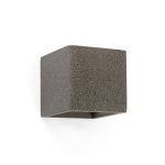 KAMEN Aplique de Faro. Medidas: L 115 x A 115 x F 115 mm. Color: Gris