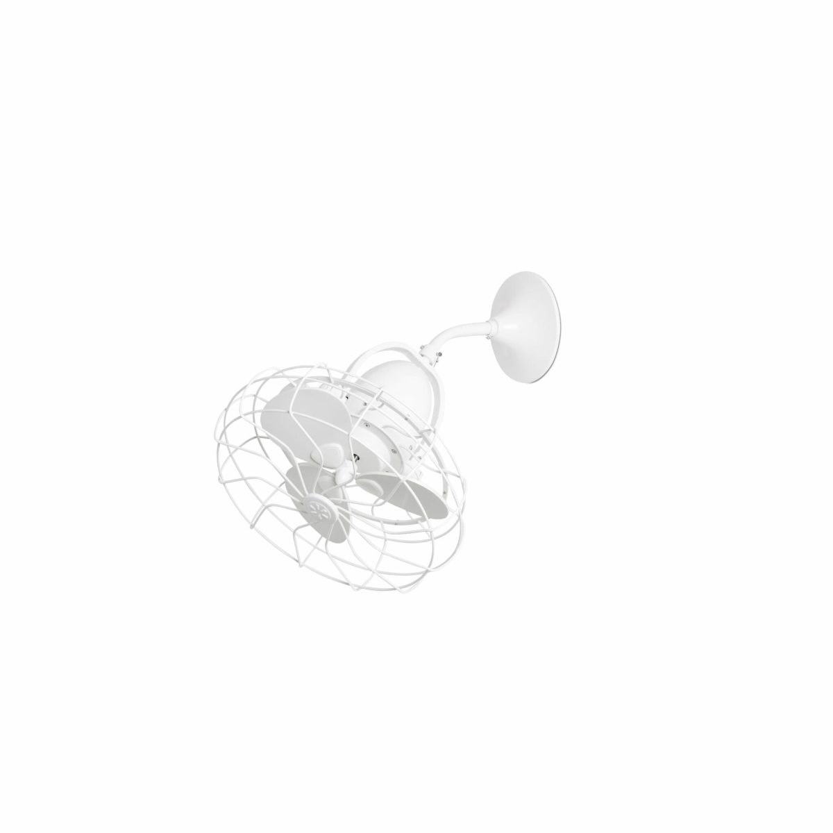 KEIKI Ventilador de techo de Faro. Medidas: Ø 430 x L 430 x A 505 x F 430 mm. Color: Blanco