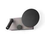 KLEE LED Aplique de Faro. Medidas: L 270 x A 160 x F 30 mm. Color: Gris