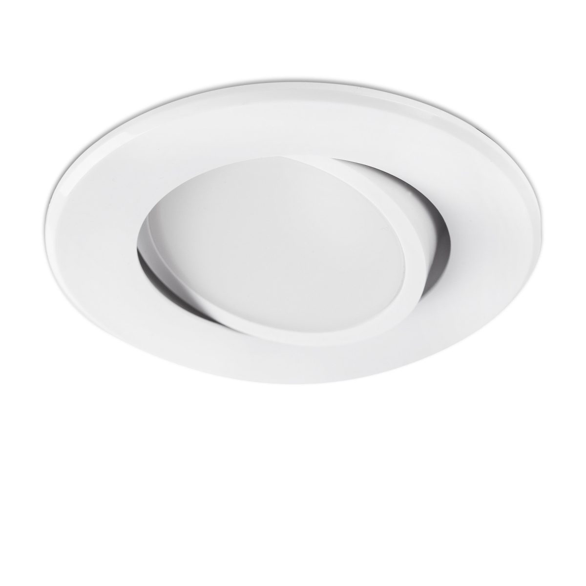 KOI LED Foco de Faro. Medidas: Ø 90 x L 90 x A 50 x F 90 mm. Color: Blanco