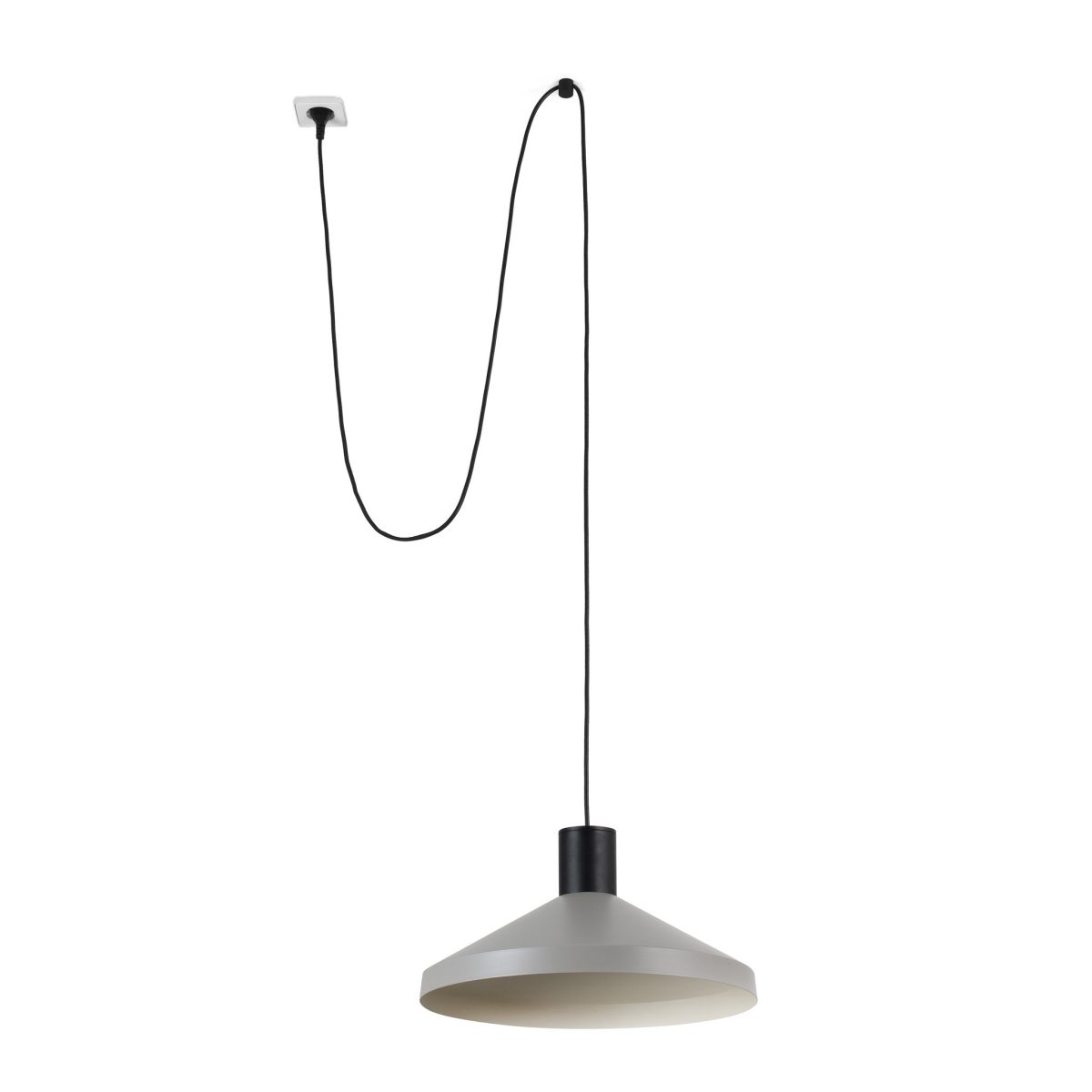 KOMBO Colgante de Faro. Medidas: Ø 400 x L 400 x A 5205 x F 400 mm. Color: Negro