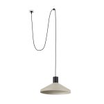 KOMBO Colgante de Faro. Medidas: Ø 400 x L 400 x A 5205 x F 400 mm. Color: Negro