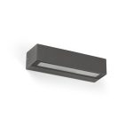 LAKO LED Aplique de Faro. Medidas: L 220 x A 48 x F 70 mm. Color: Gris