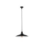 LANG Colgante de Faro. Medidas: Ø 345 x L 345 x A 1650 x F 345 mm. Color: Negro