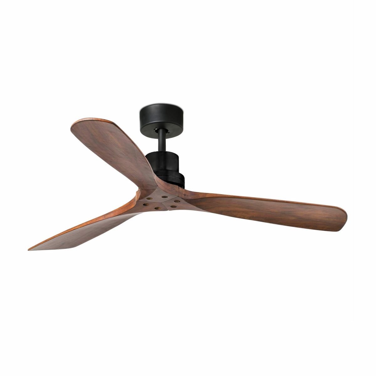 LANTAU Ventilador de techo de Faro. Medidas: Ø 1320 x L 1320 x A 330 x F 1320 mm. Color: Negro