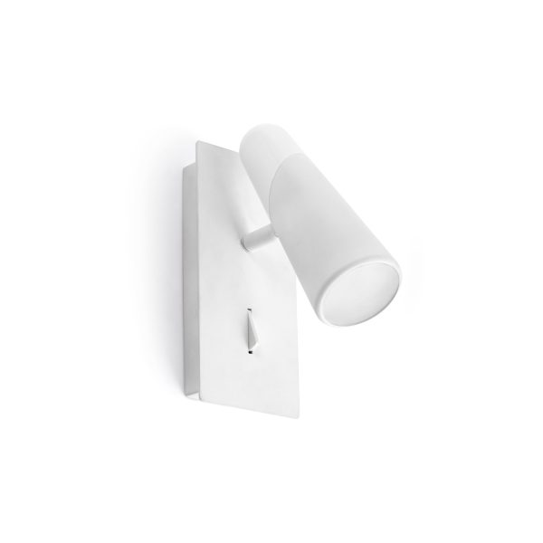 LAO LED Aplique de Faro. Medidas: L 75 x A 155 x F 120 mm. Color: Blanco