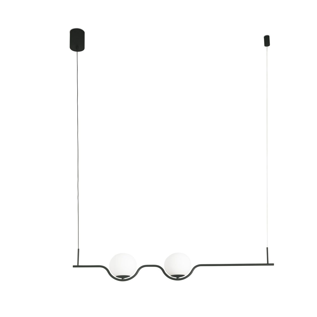 LE VITA LED Colgante de Faro. Medidas: L 1030 x A 1500 x F 80 mm. Color: Negro