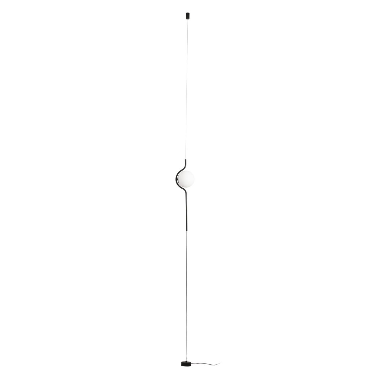 LE VITA LED Colgante de Faro. Medidas: L 140 x A 1500 x F 140 mm. Color: Negro