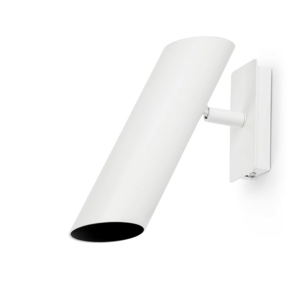 LINK Aplique de Faro. Medidas: L 56 x A 220 x F 180 mm. Color: Blanco