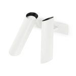 LINK Aplique de Faro. Medidas: L 250 x A 220 x F 180 mm. Color: Blanco