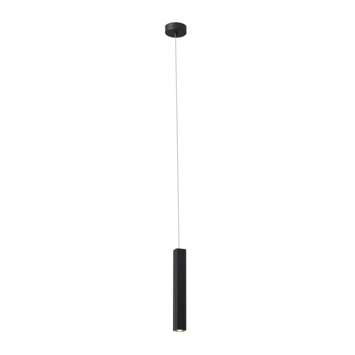 LISE LED Colgante de Faro. Medidas: L 40 x A 1580 x F 40 mm. Color: Negro